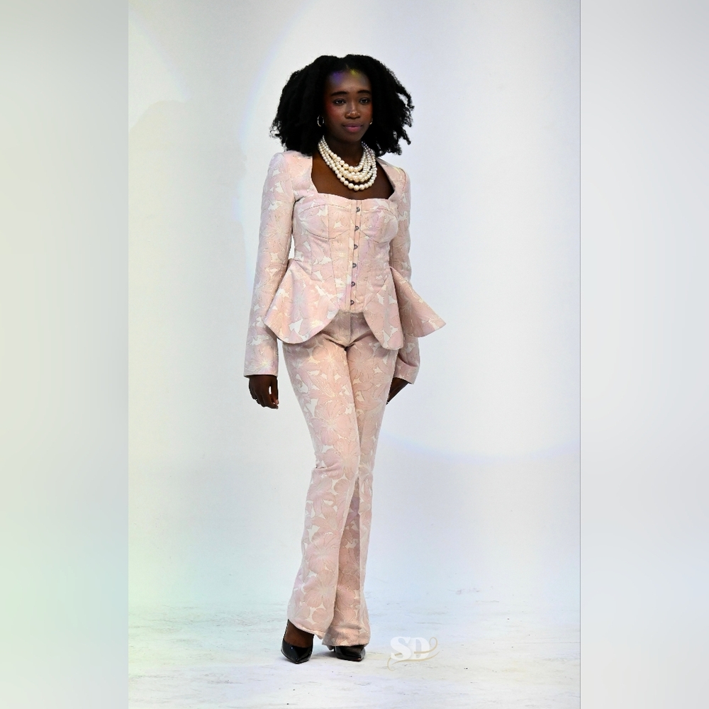 Embroidered Luxury Pantsuit